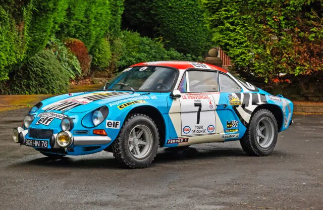 Alpine a110 works rally car