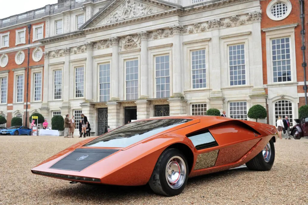 Lancia Stratos Zero Tim Scott Hampton Court