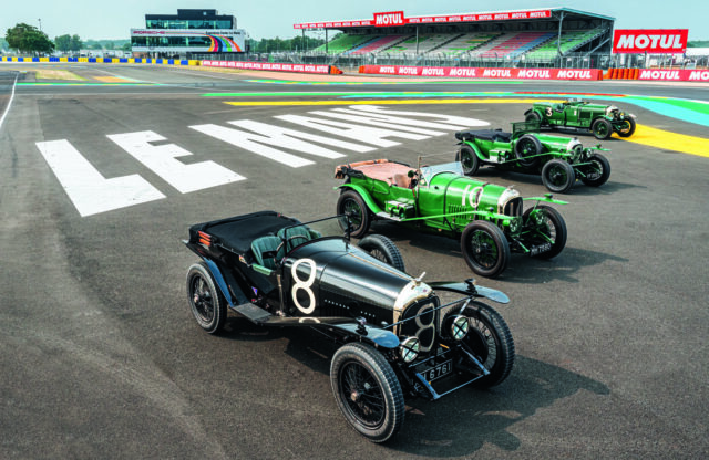 Bentleys at Le Mans Classic in 2023