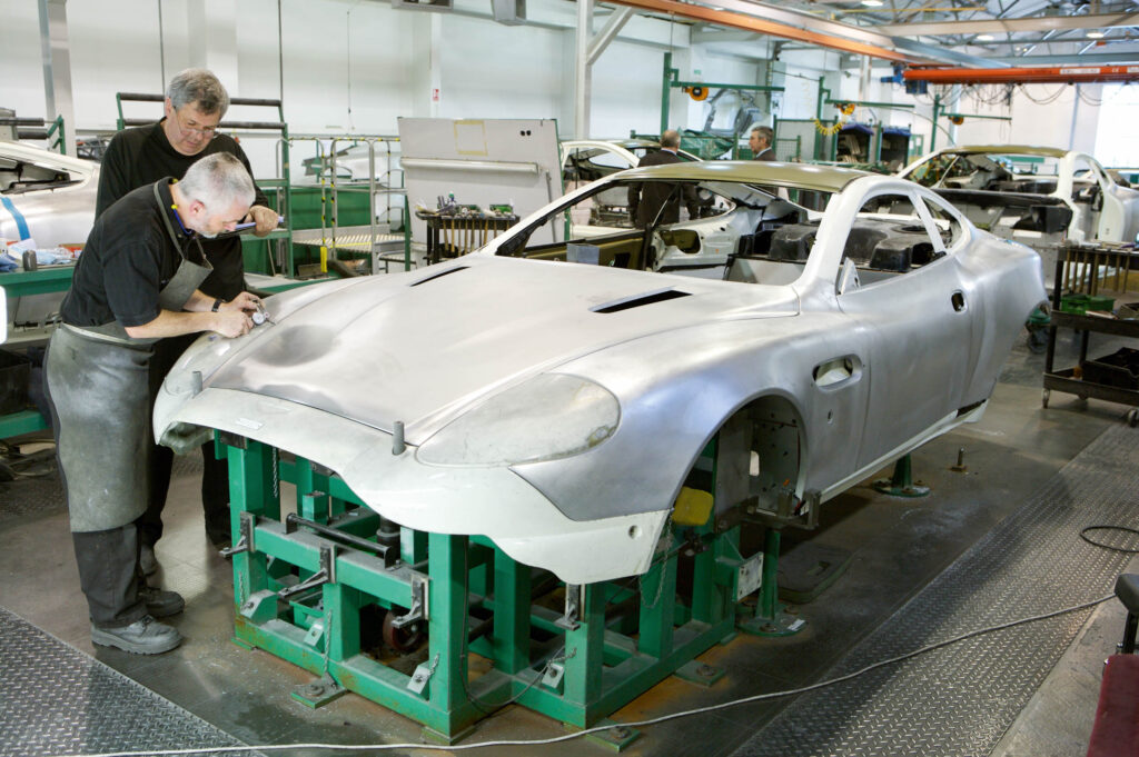 Aston Martin Vanquish restoration