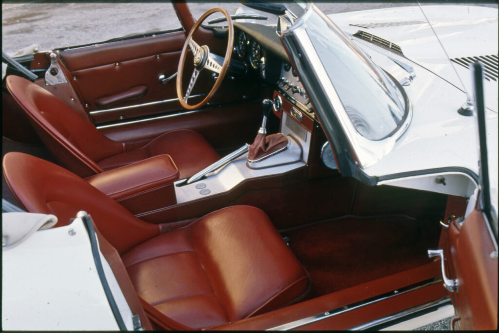 Jaguar E-type interior