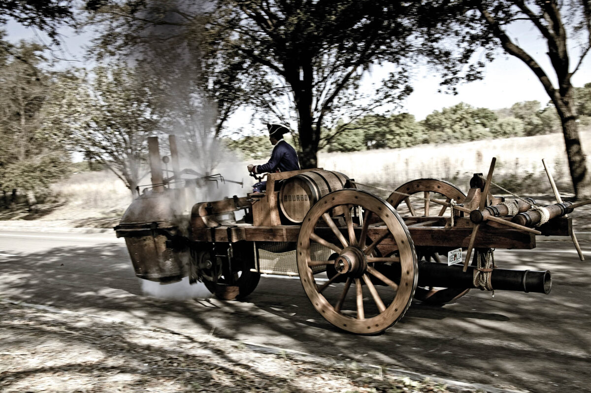 Cugnot fardier à vapeur replica – The first self-propelled vehicle ...