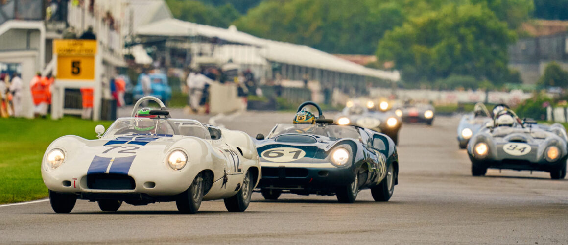 Track action at the 2024 Goodwood Revival. Ph. by Dominic James.